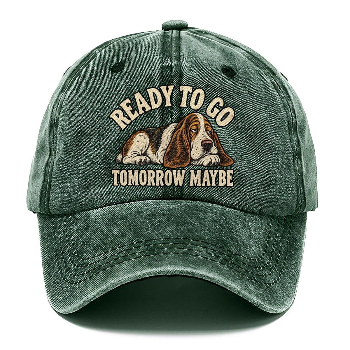 Basset Tomorrow Maybe Everyday Originals Classic Cap – Forest Mist