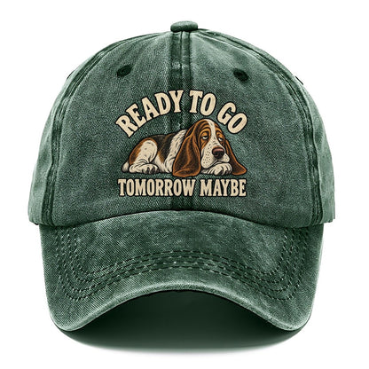 Basset Tomorrow Maybe Everyday Originals Classic Cap – Forest Mist