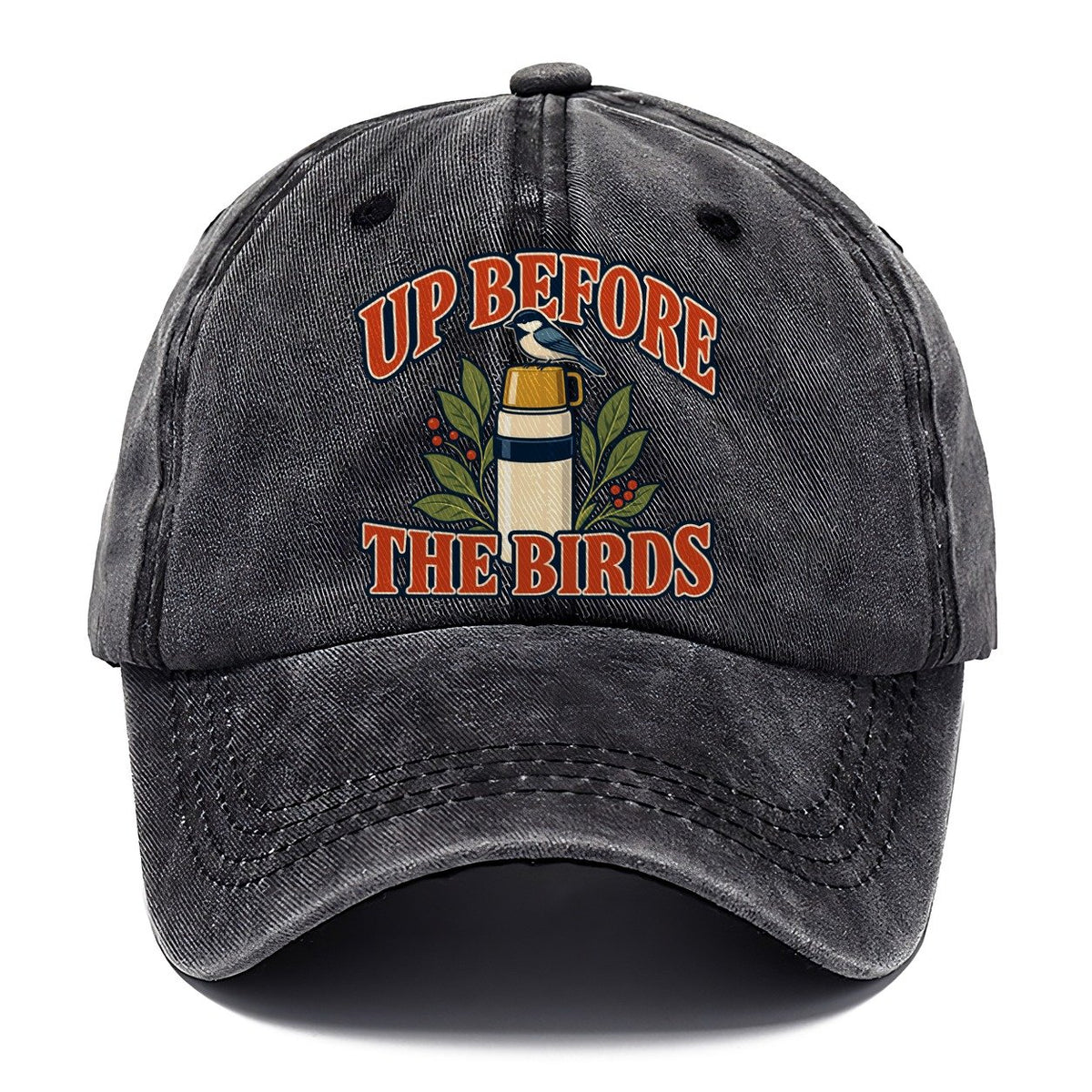 Up Before The Birds Birdwatching Classic Cap – Graphite