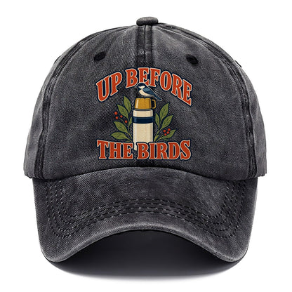Up Before The Birds Birdwatching Classic Cap – Graphite