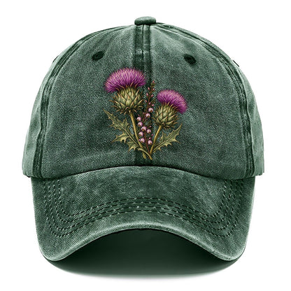 Twin Thistles And Heather Pastimes Companions Classic Cap – Forest Mist