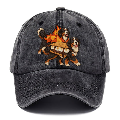 2 Bernese Mountain Dogs In Halloween Costumes Hdp 50 Parade Lineup Halloween Dog Parade Classic Cap – Graphite