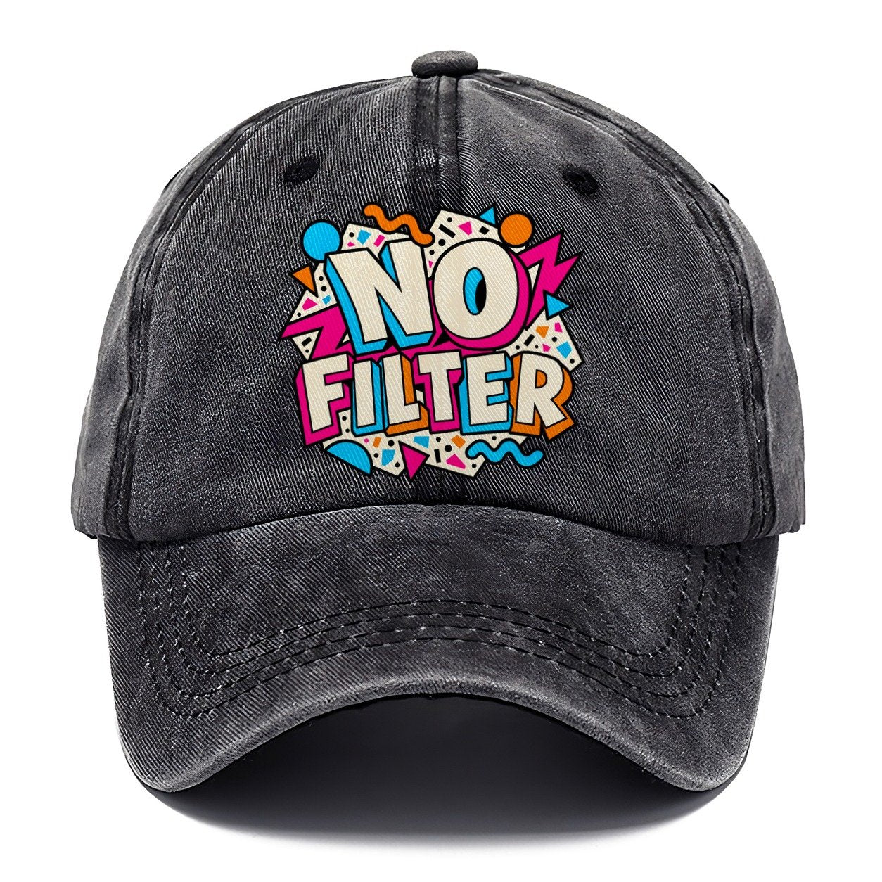 No Filter Crazy Styles Classic Cap – Graphite