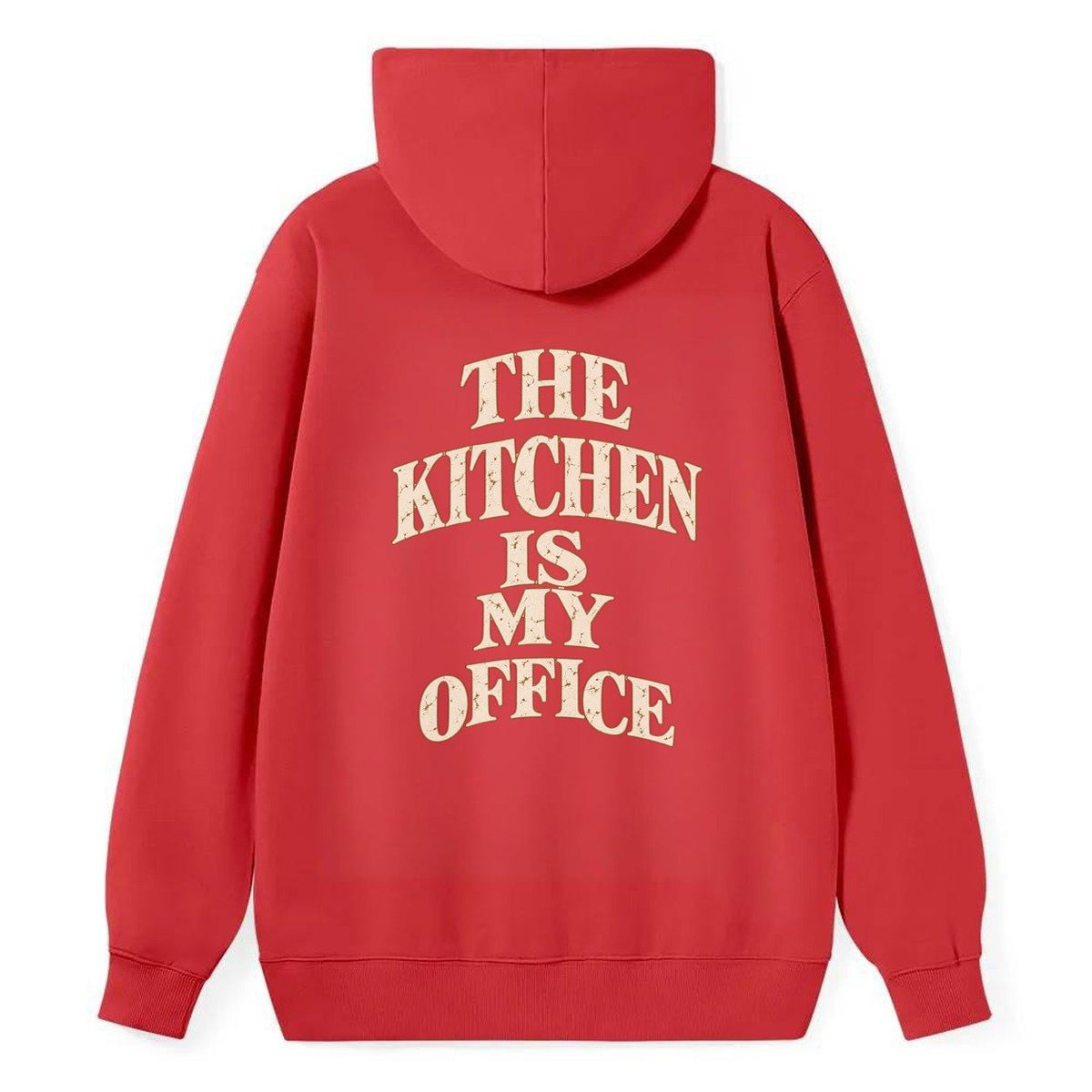 The Kitchen Is My Office Quiet Statements Classic Pullover Hoodie – Red