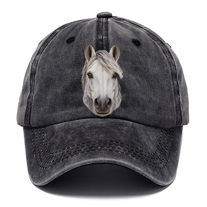 Grey Horse Windblown Forelock Pastimes Companions Classic Cap – Graphite