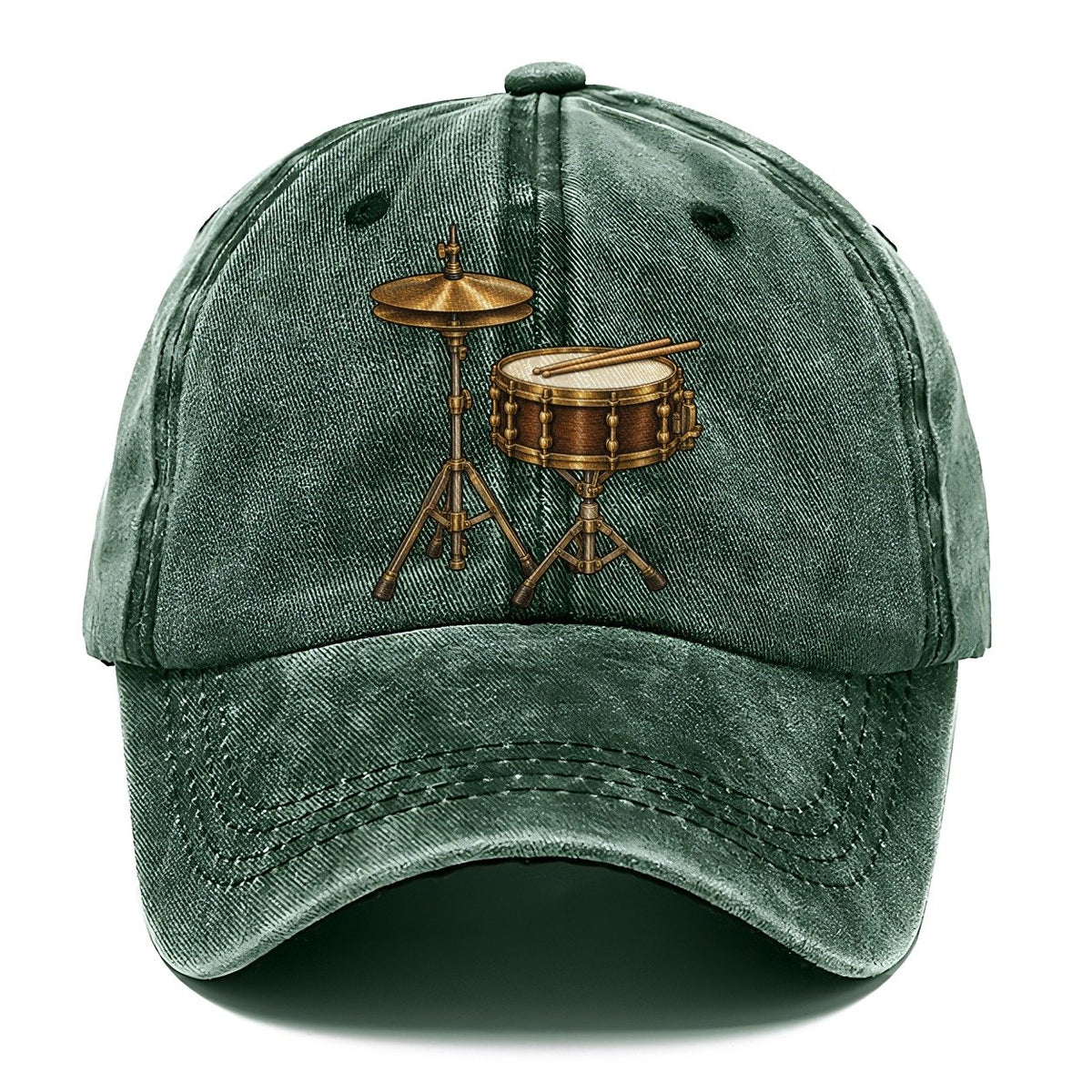 Hi Hat And Snare Fan Favorites Classic Cap – Forest Mist