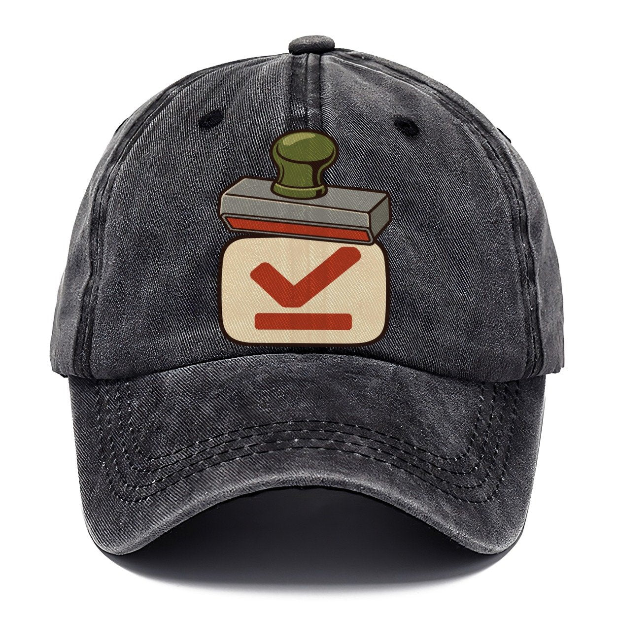 Stamp And Impression Geocaching Classic Cap – Graphite