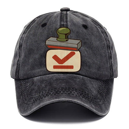 Stamp And Impression Geocaching Classic Cap – Graphite