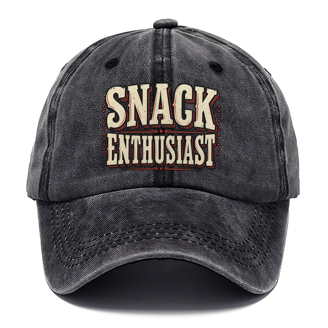 Snack Enthusiast American Wit Classic Cap – Graphite