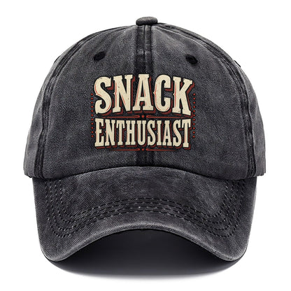 Snack Enthusiast American Wit Classic Cap – Graphite