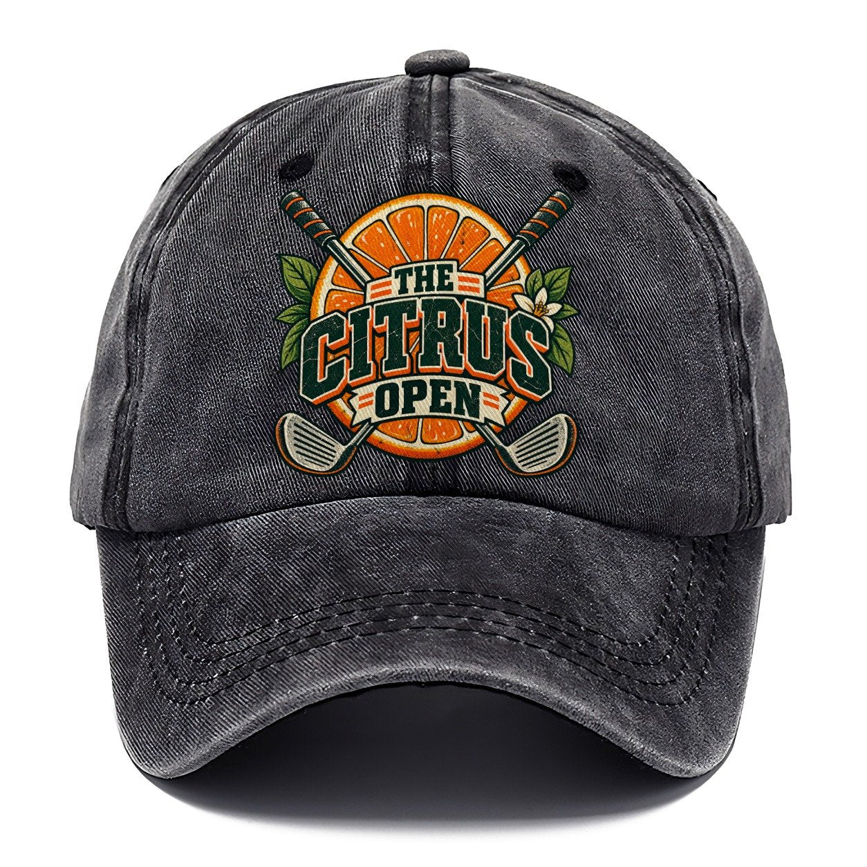 The Citrus Open Golf Life Classic Cap – Graphite