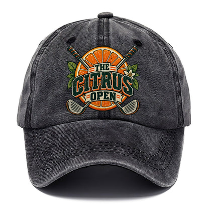 The Citrus Open Golf Life Classic Cap – Graphite