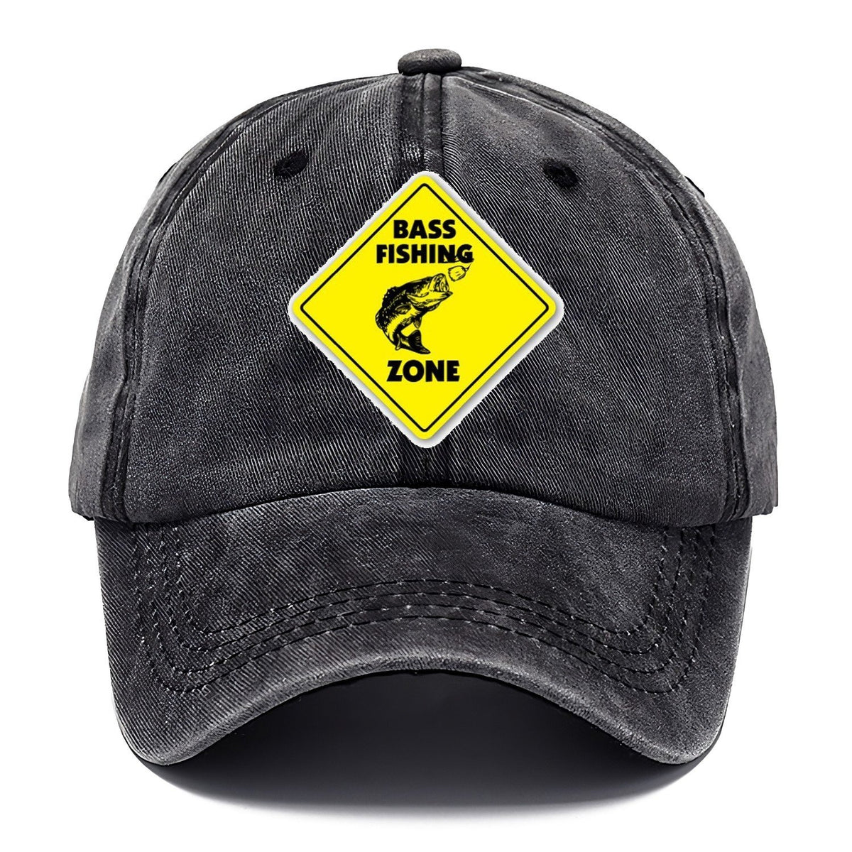 Bass Fishing Zone Classic Cap – Graphite
