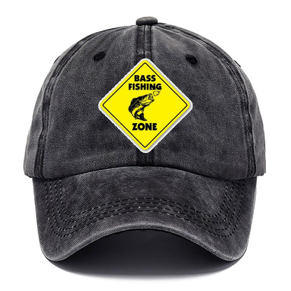 Bass Fishing Zone Classic Cap – Graphite