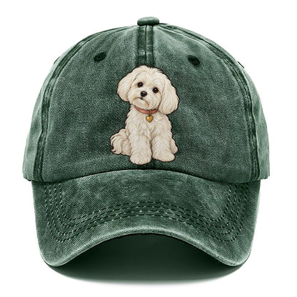 Maltese Heart Tag Fan Favorites Classic Cap – Forest Mist