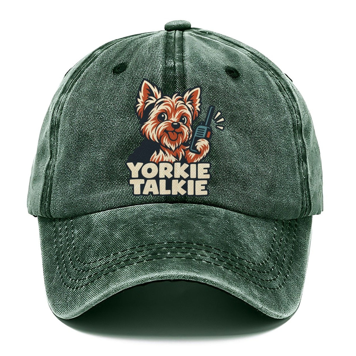 Yorkie Talkie Familiar Punchlines Classic Cap – Forest Mist