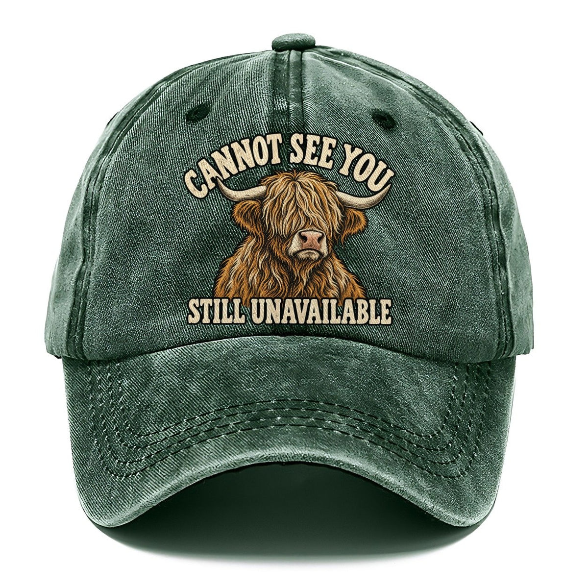 Highland Cow Unavailable Everyday Originals Classic Cap – Forest Mist