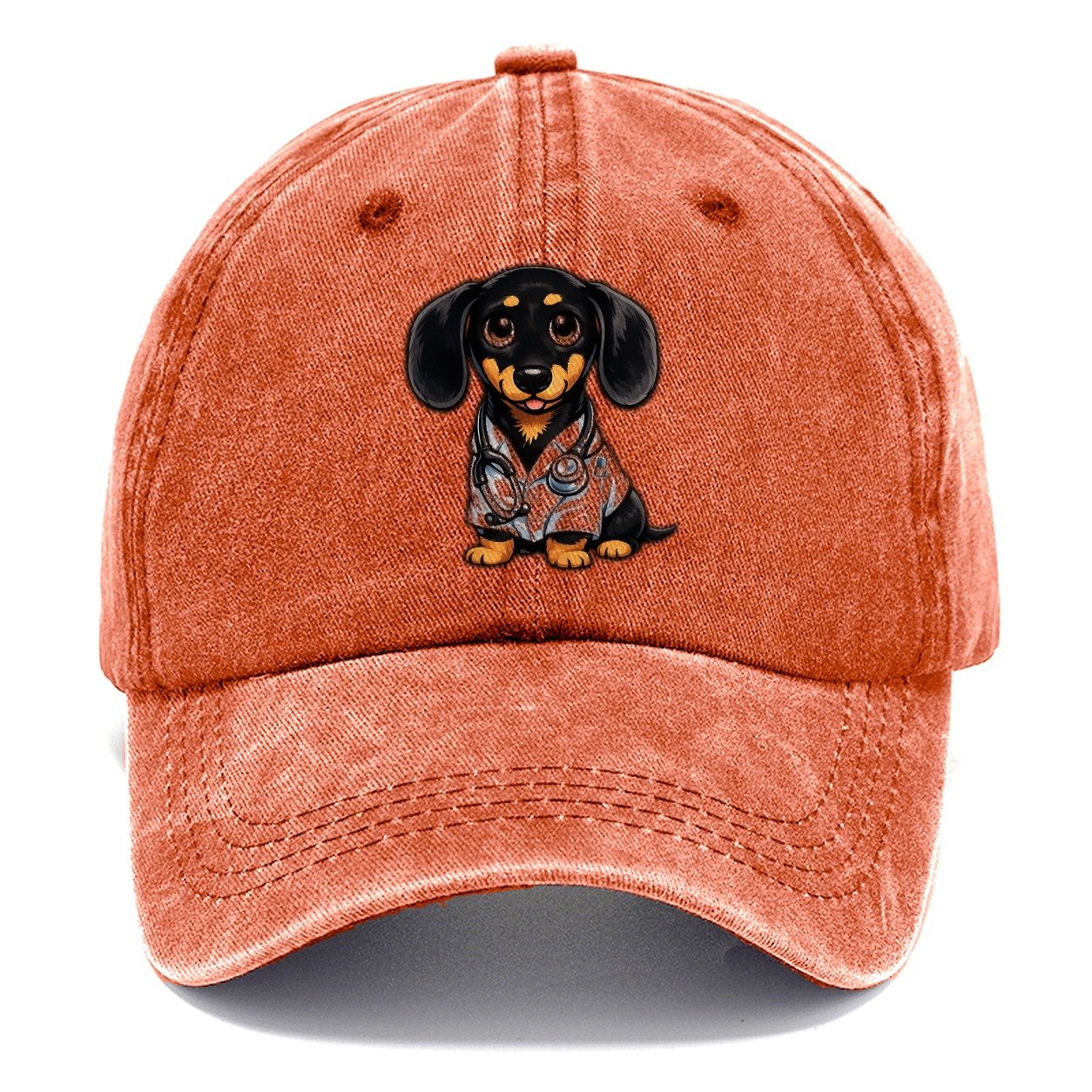 Doctor Dachshund Call Classic Cap – Terracotta Clay