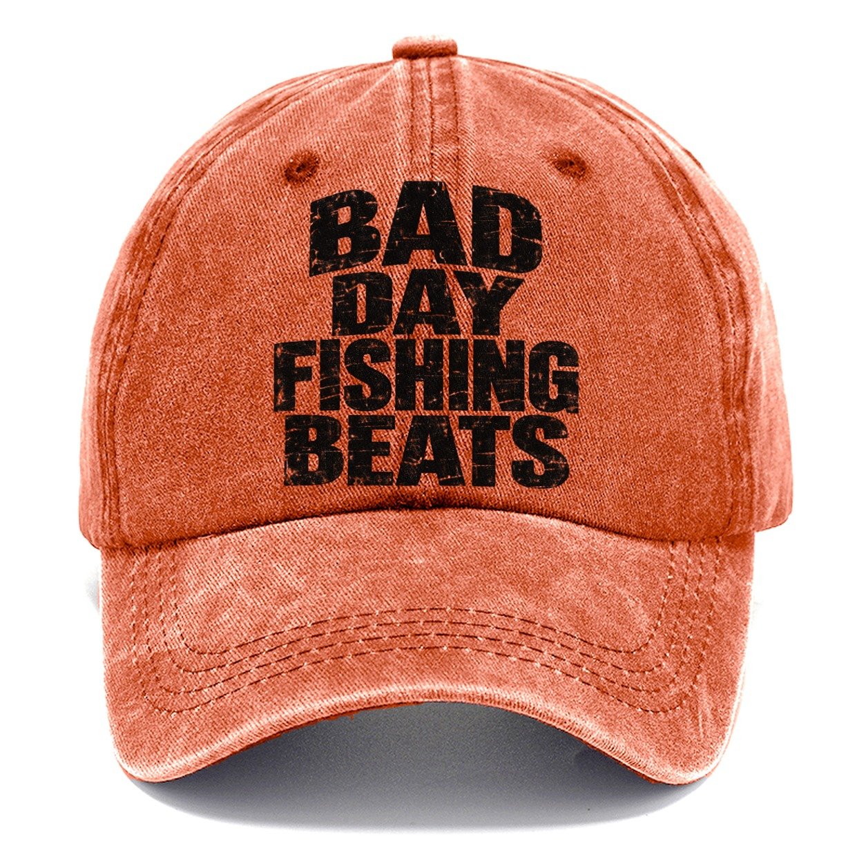 Bad Day Fishing Beats Fishing Club Classic Cap – Terracotta Clay