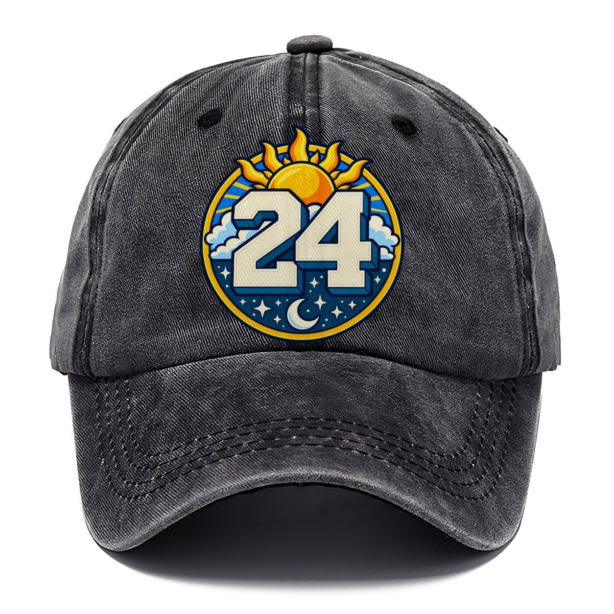 All Day Every Hour Number Club Classic Cap – Graphite