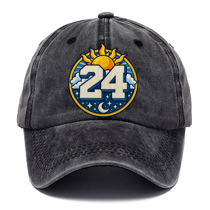 All Day Every Hour Number Club Classic Cap – Graphite