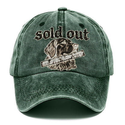 A Calm Dog Head In Three Quarter View Crossed By A Thick Stamped Bar Bark For Me Classic Cap – Forest Mist