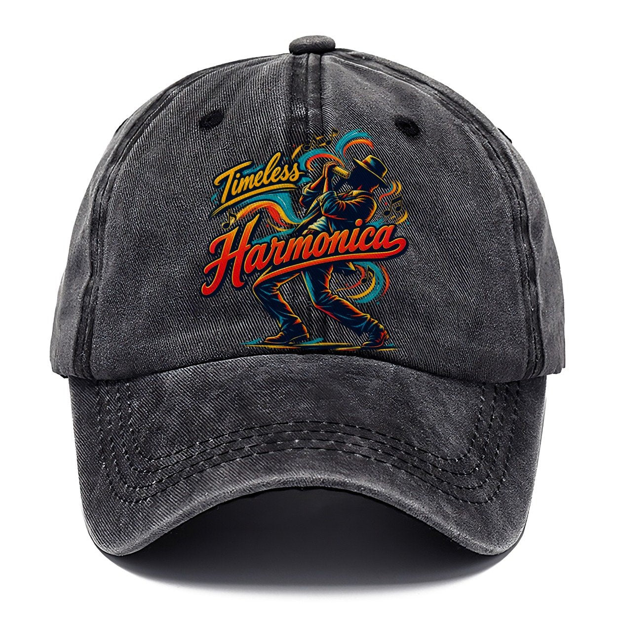 Timeless Harmonica Music Instruments Classic Cap – Graphite