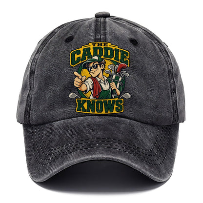The Caddie Knows Golf Life Classic Cap – Graphite