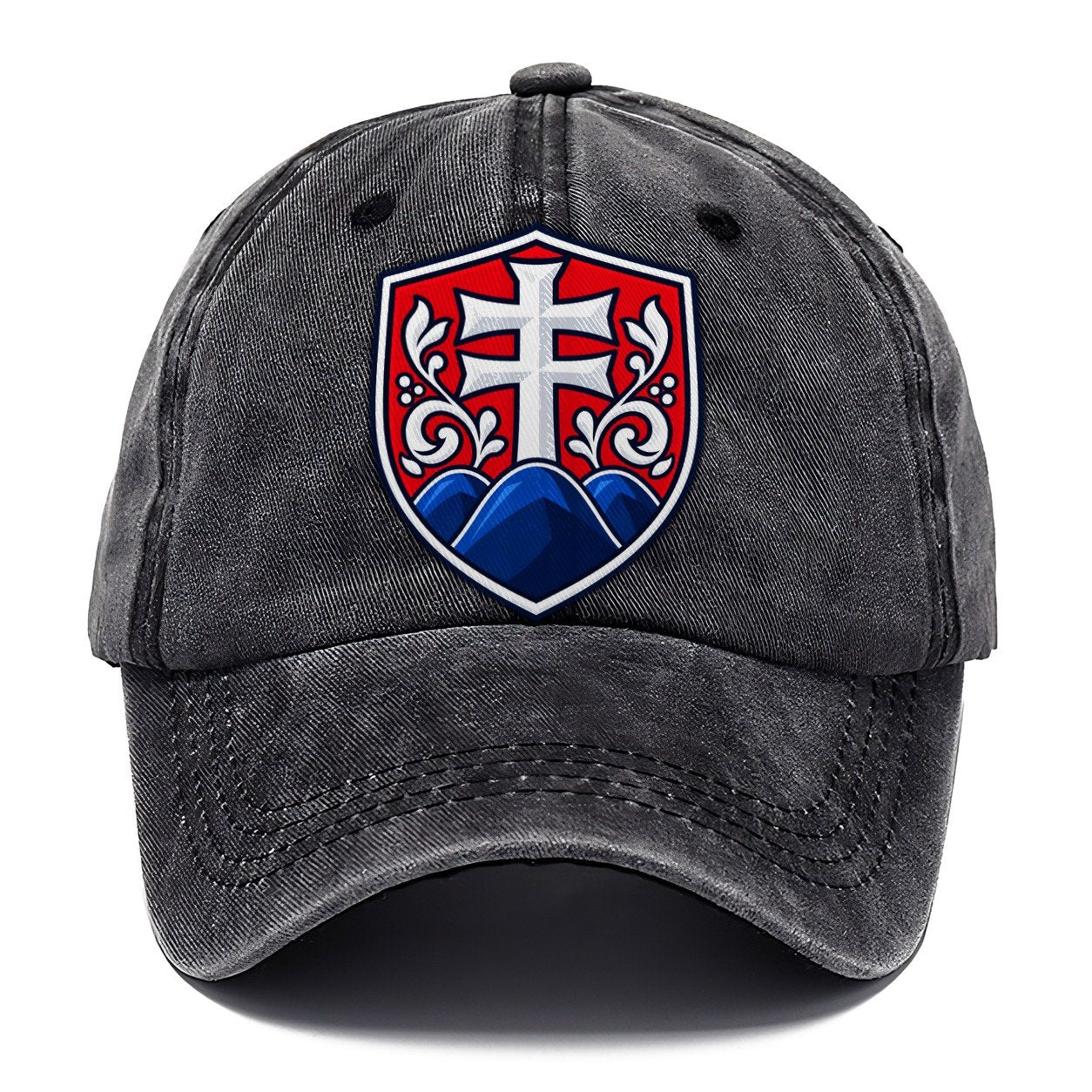 Slovakia Minimal Emblem Country Logos Classic Cap – Graphite