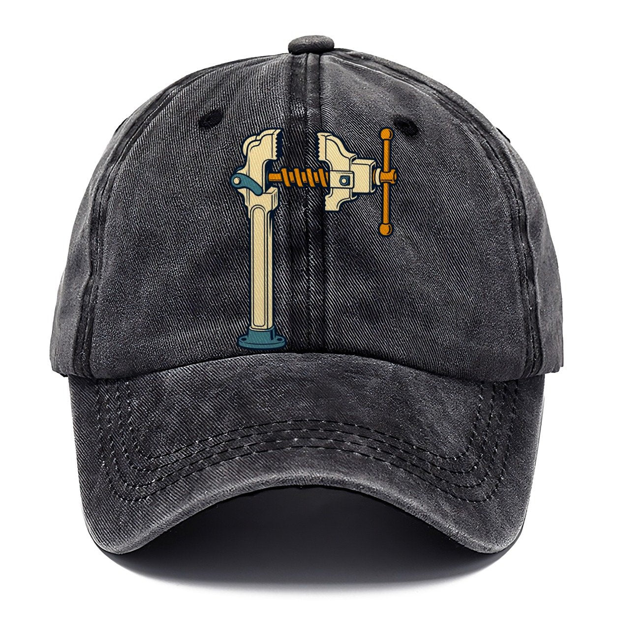 Post Vise Study Blacksmithing Classic Cap – Graphite