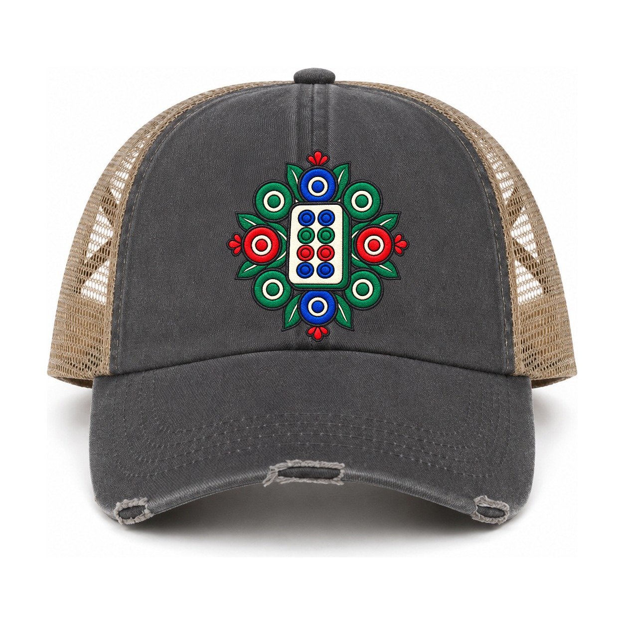 Charcoal-Khaki — front view