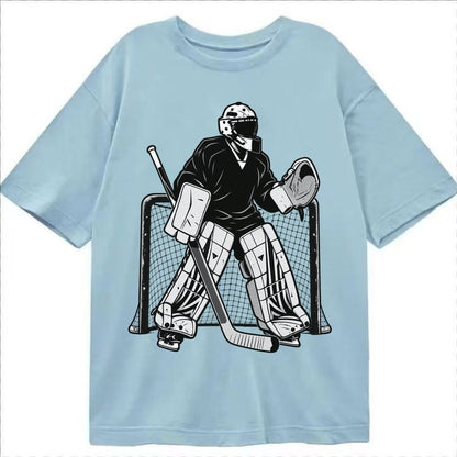 Hockey Goalie Classic T-shirt – Light Blue