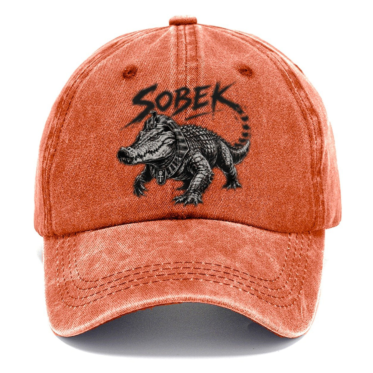 Sobek Crocodile Dark Marks Classic Cap – Terracotta Clay