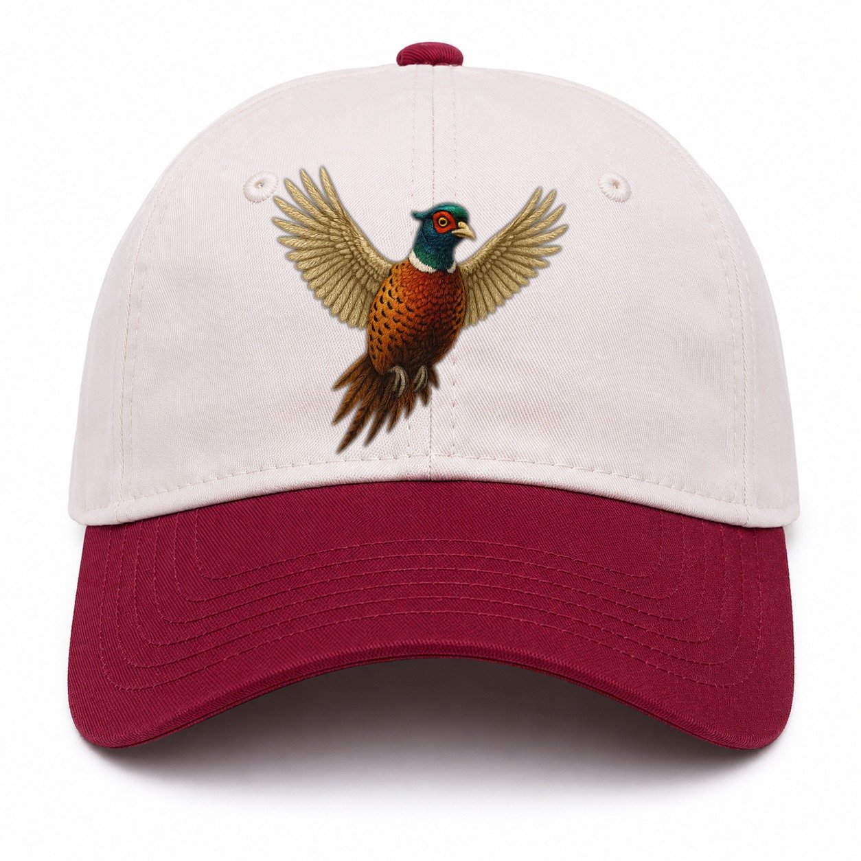 Pheasants Flight Collection Classic Cap – Red