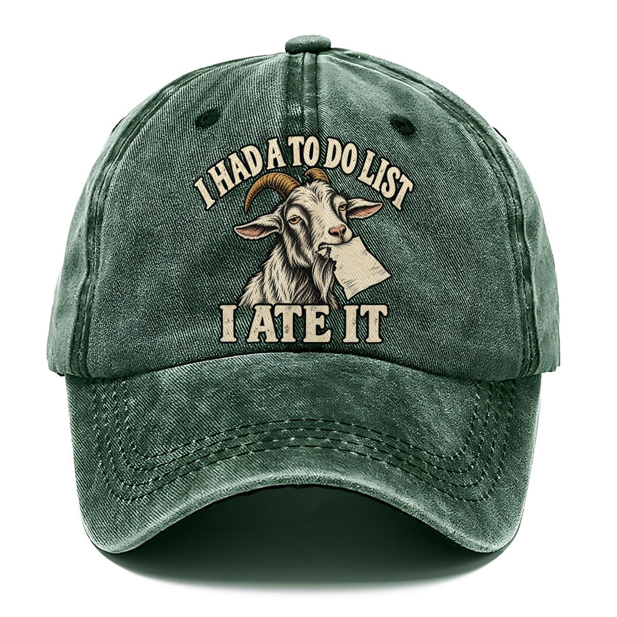 Goat Ate The List Everyday Originals Classic Cap – Forest Mist