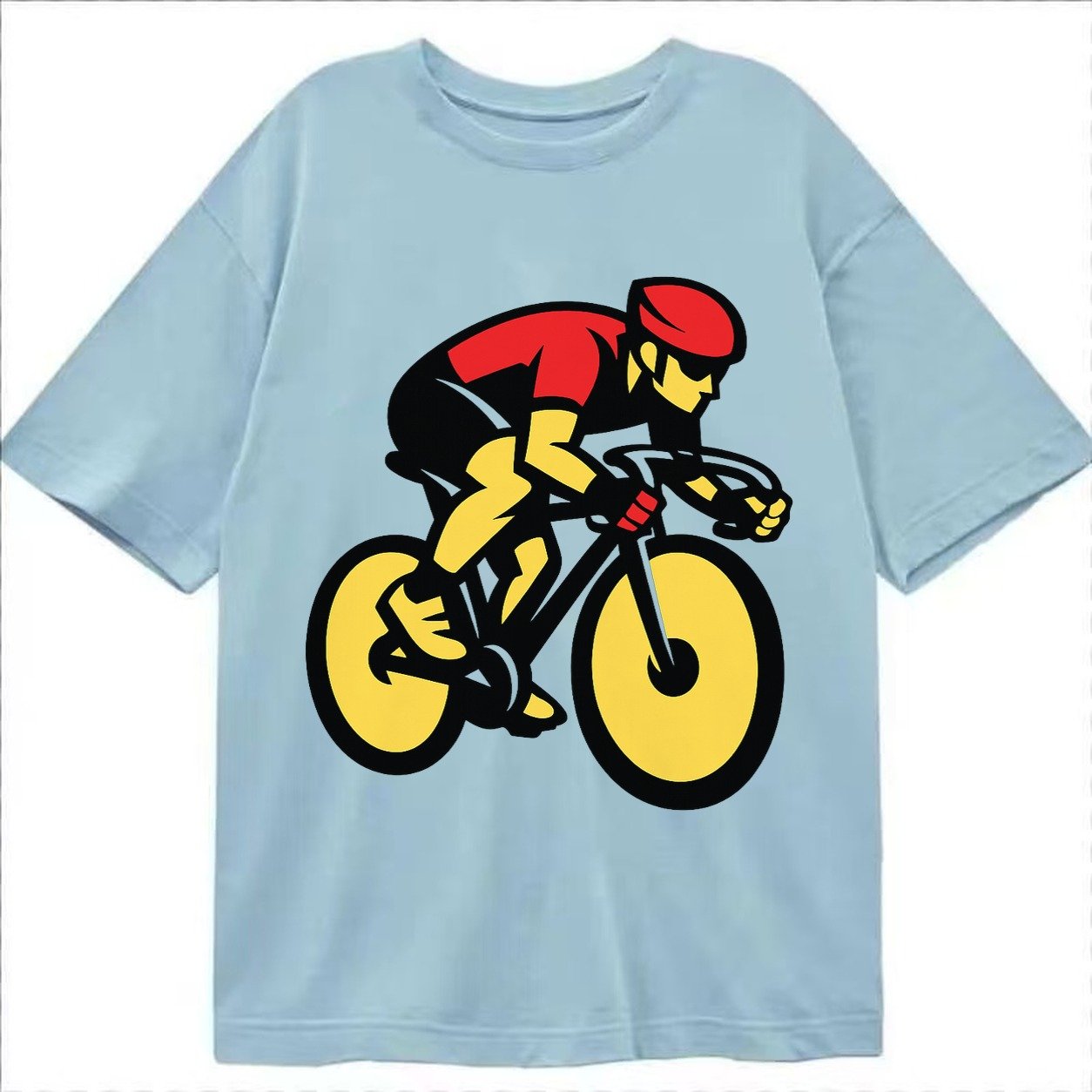Speed Demon Cyclist 7b5bcfad0e41 1770676551100 Classic T-shirt – Light Blue