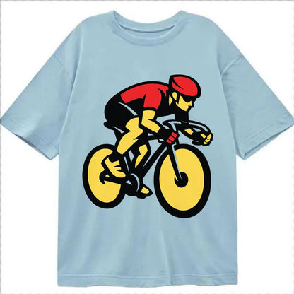 Speed Demon Cyclist 7b5bcfad0e41 1770676551100 Classic T-shirt – Light Blue