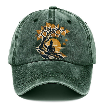 Buddha Under Bodhi Tree Classic Cap – Forest Mist