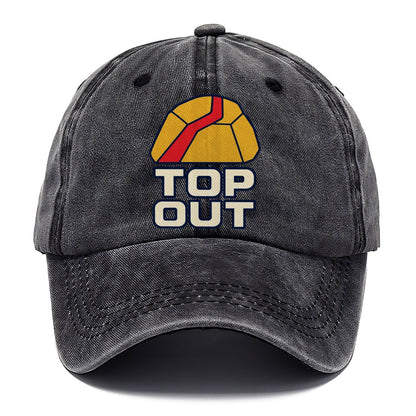 Top Out Rock Climbing Classic Cap – Graphite