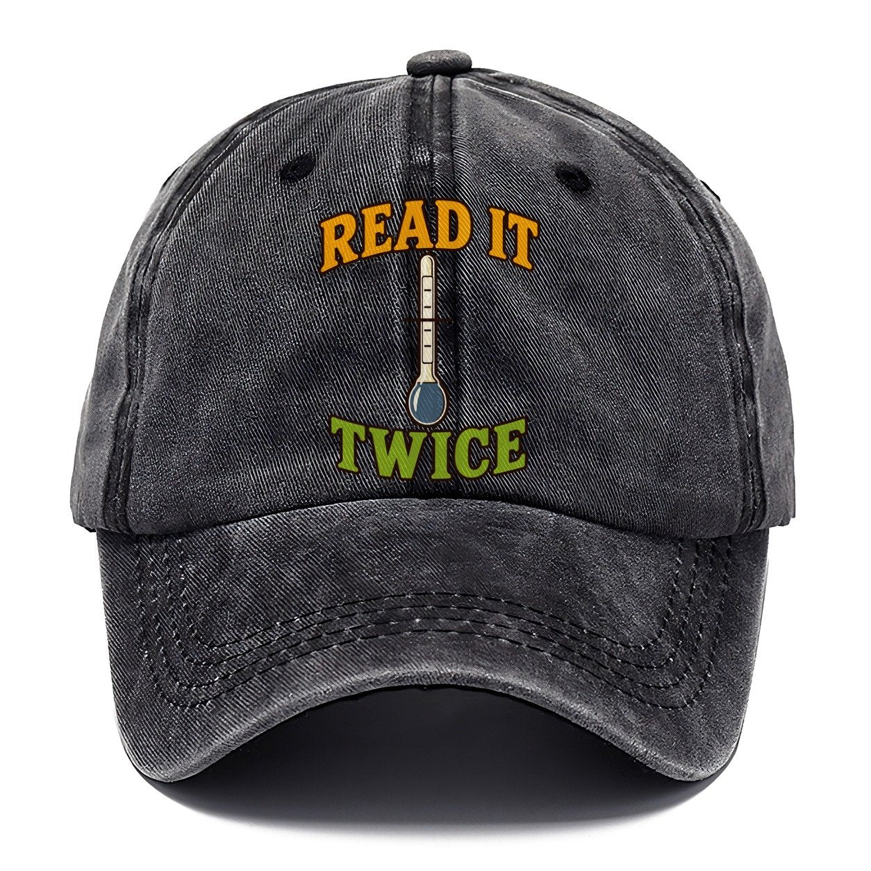 Read It Twice Homebrewing Classic Cap – Graphite