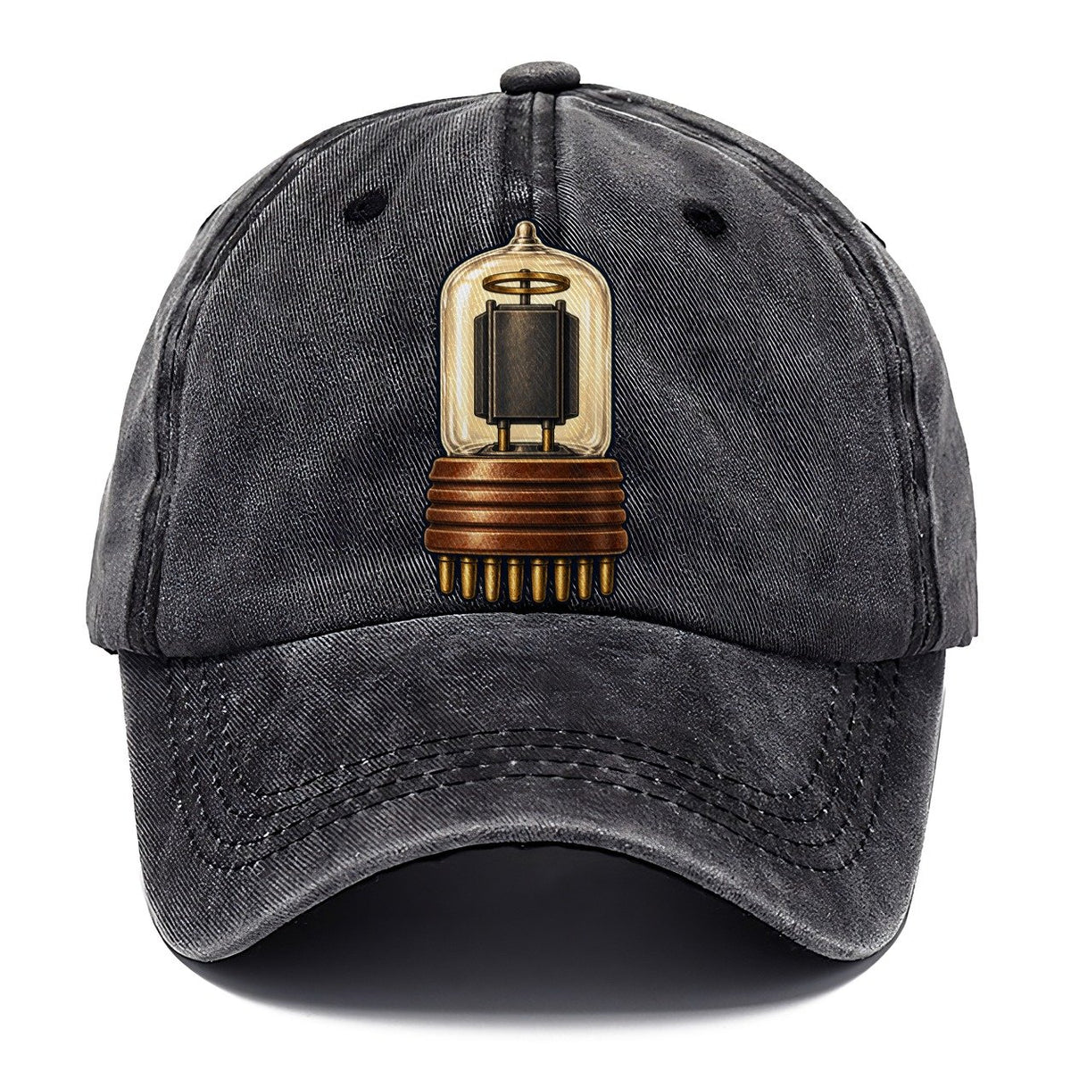 Radio Valve And Brass Pins Amateur Radio Classic Cap – Graphite