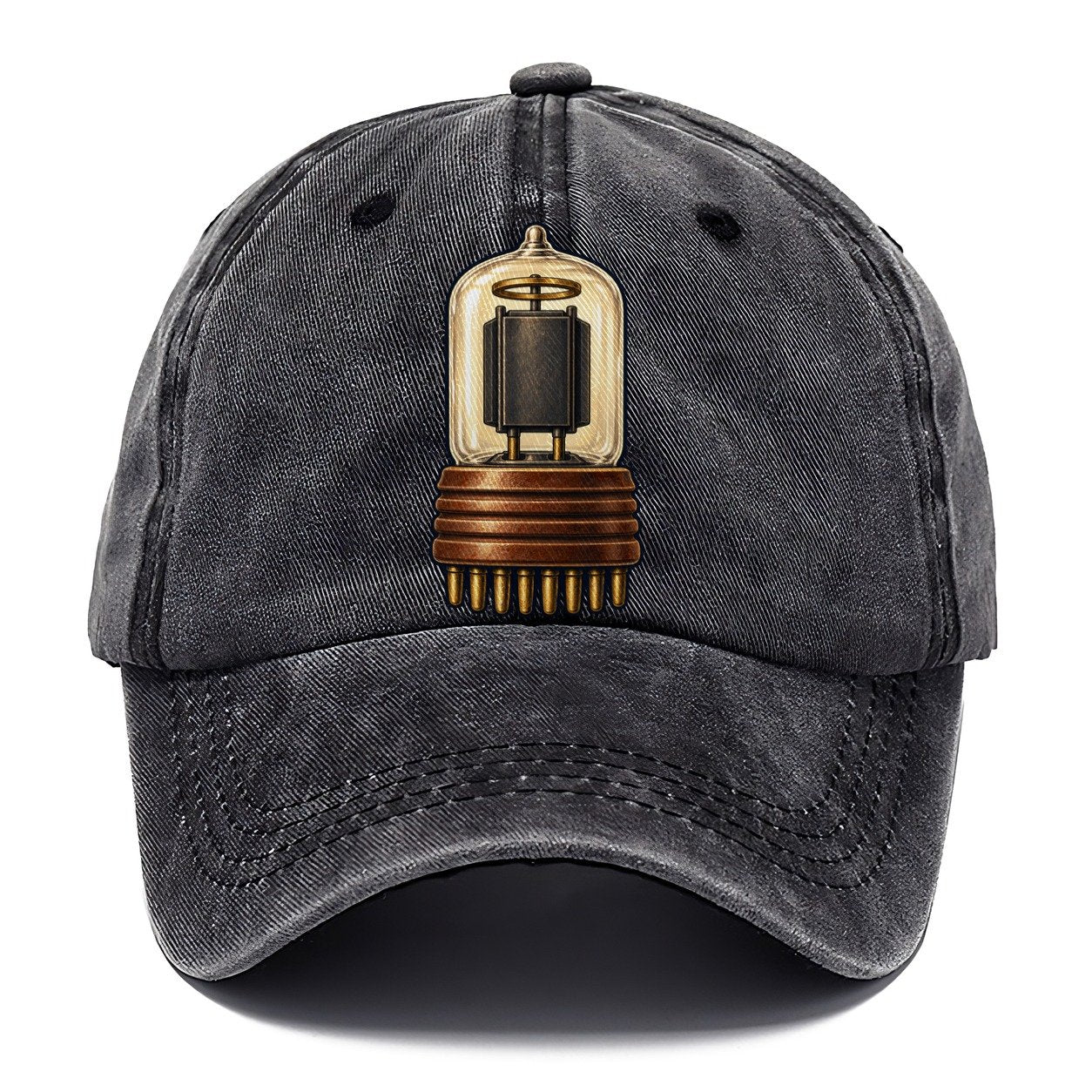 Radio Valve And Brass Pins Amateur Radio Classic Cap – Graphite