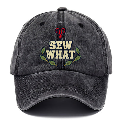 Sew What Sewing And Quilting Classic Cap – Graphite
