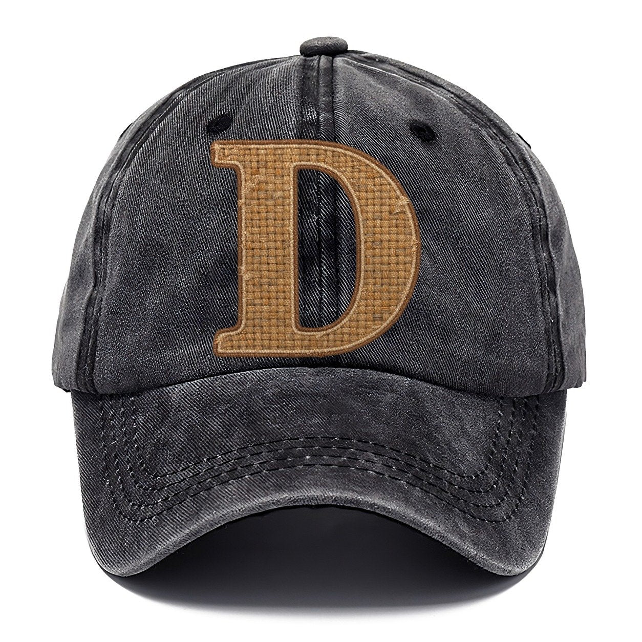 Woven Tweed D Monogram Classic Cap – Graphite