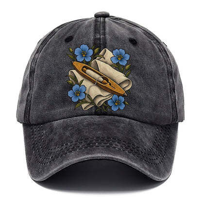 Ulster Linen Shuttle And Flax Uk Culture Heritage Classic Cap – Graphite