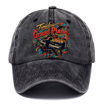 Timeless Grand Piano Music Instruments Classic Cap – Graphite