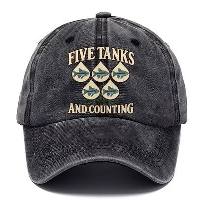 Five Tanks And Counting Aquarium Keeping Classic Cap – Graphite