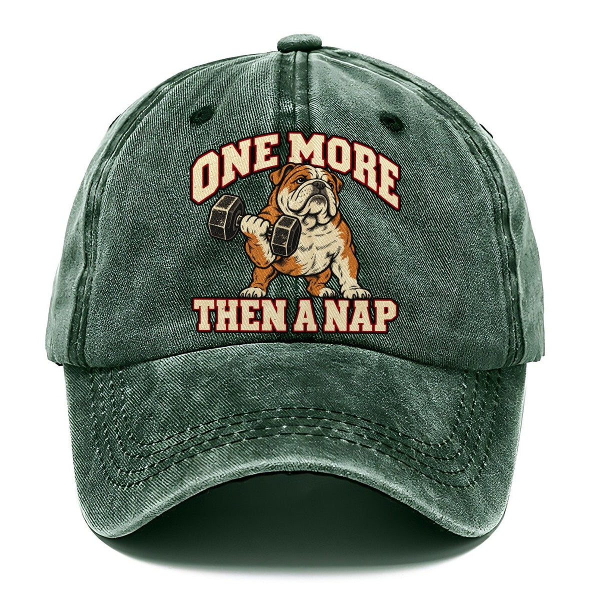 Bulldog Last Rep Everyday Originals Classic Cap – Forest Mist