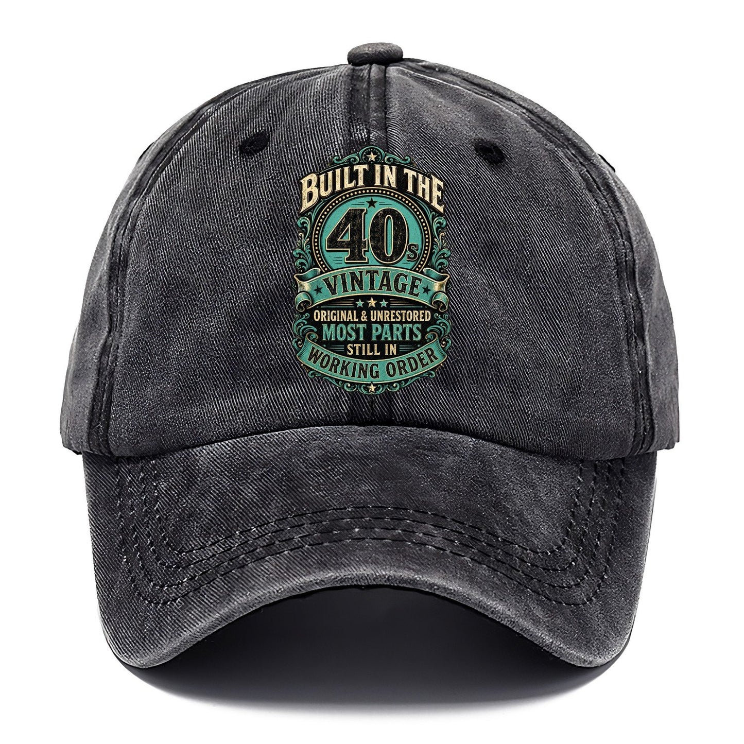 Built In The 40s Vintage Working Order Classic Cap – Graphite