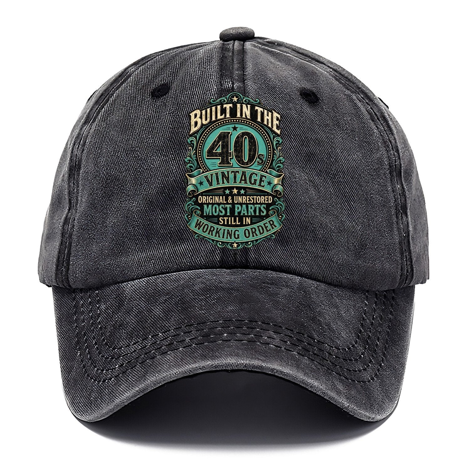 Built In The 40s Vintage Working Order Classic Cap – Graphite